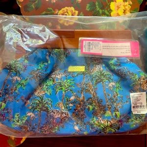 Brand new Lilly Pulitzer clutch in Tiger Queen print